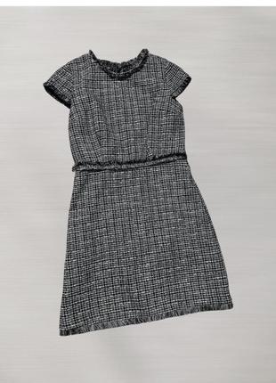 Шикарное твидовое платье сарафан1 фото