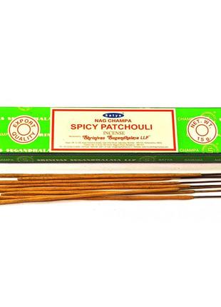 Spicy patchouli (пряна пачулі)(15 гр.)(satya) масала пахощі