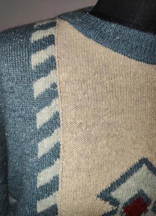 Шерстяной свитер унисекс/ альпака10 фото