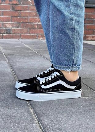 Женские кроссовки,кеды vans old skool black