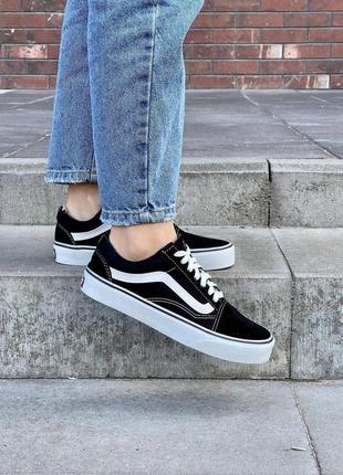 Женские кроссовки,кеды vans old skool black2 фото