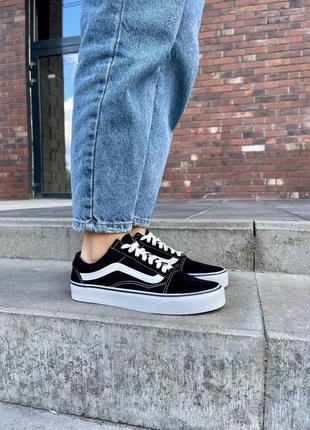 Женские кроссовки,кеды vans old skool black5 фото