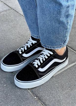 Женские кроссовки,кеды vans old skool black6 фото