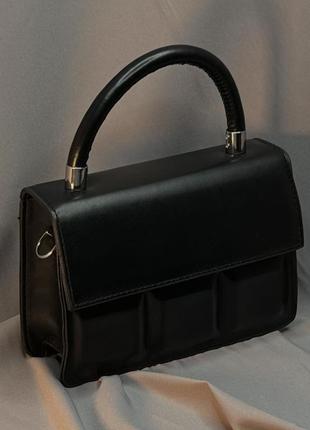 Женская мини сумочка клатч с ручкой и ремешком, сумка вечерняя модная3 фото
