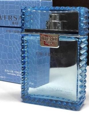 Чоловіча туалетна вода versace man eau fraiche 100 ml версаче мен фреш чоловічий парфум духи чоловічі2 фото