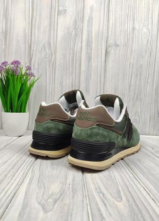 Кроссовки new balance 574 army green7 фото