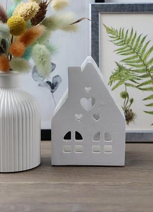 Домик, будиночок, свічник, подсвечник