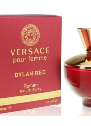 Versace dylan red pour femme парфюмированная вода 100мл