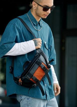 Большая мужская поясная сумка бананка sambag dynamicdart9 фото