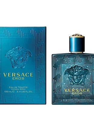 Versace eros туалетная вода 100мл