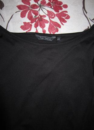 Черная блуза с вырезом на спине6 фото