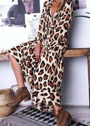 Плаття леопардове