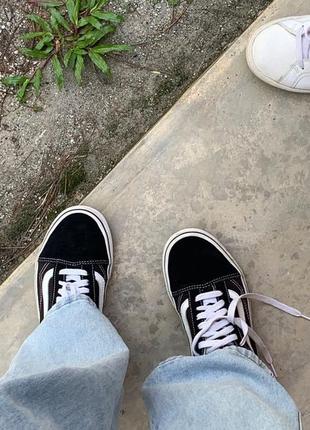 Кеди vans old skool classic black white