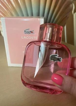 Туалетна вода lacoste l. 12.12 pour elle sparkling 90 ml жіночі лакост спарклінг лакоста рожева парфум  духи1 фото