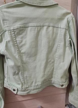 Коттоновый пиджак, джинсовка, р. м5 фото