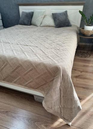 Велюрове покривало двійка, євро, великого розміру