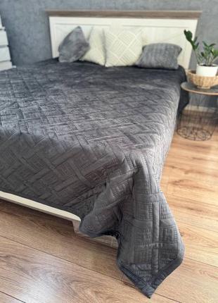 Велюрове покривало двійка, євро, великого розміру