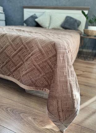 Велюрове покривало двійка, євро, великого розміру