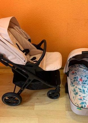 Коляска 2в1, hauck vision x, для девочки