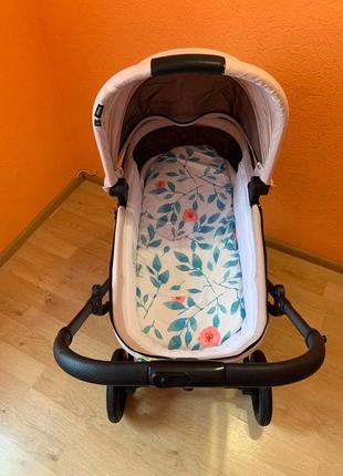 Коляска 2в1, hauck vision x, для девочки