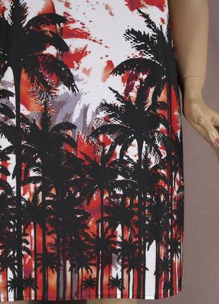 Новое красивое платье "kaleidoscope" с пальмами. размер uk10/eur38.5 фото
