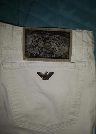 Armani оригинал джинсы летние р.24- 257 фото