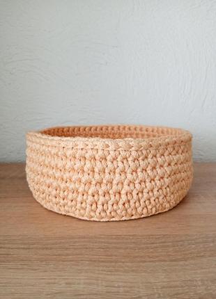 Кошик в'язаний