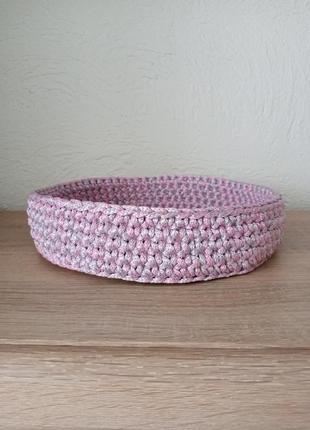 Кошик в'язаний