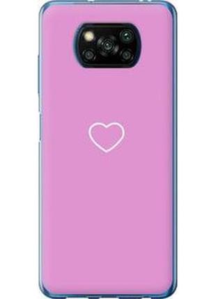 Чохол для xiaomi poco x3 з силікону fch_0053840