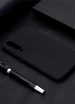 Чехол для xiaomi mi 9 силикон soft touch бампер черный