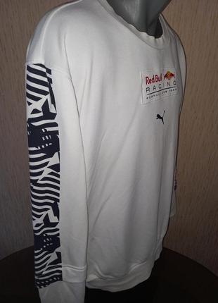 Кофта світшот puma red bull racing (розмір l)3 фото