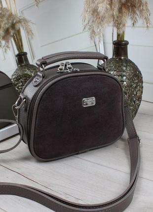 Сумка замша