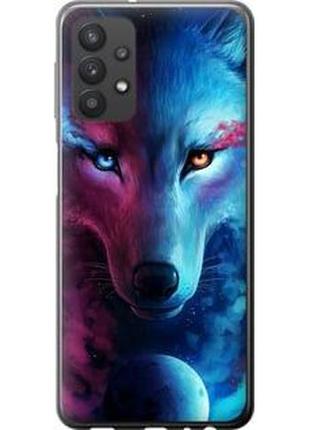 Чехол на samsung galaxy a32 a325f арт-волк из пластика fch_0005358