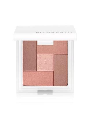 Cleopatra miracle sunglow cheek & eye glow powder pink brown 0,3 унції1 фото