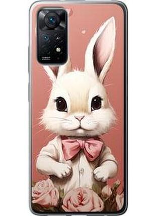 Чехол на xiaomi redmi note 11 зайчик из силикона fch_0005582