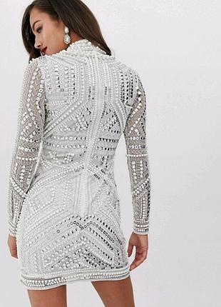 Платье бисер, камни, пайетки asos 3