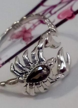 Серебряное кольцо "скорпион"7 фото