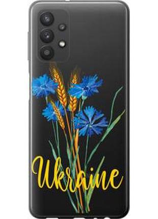 Чехол на samsung galaxy a32 a325f ukraine v2 из силикона fch_000962