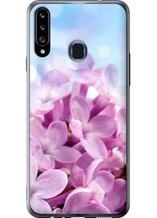 Чехол на samsung galaxy a20s a207f сирень из пластика fch_0036943