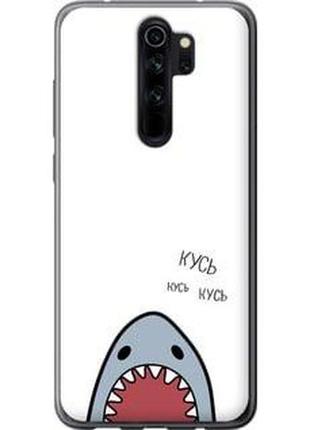 Чехол на xiaomi redmi note 8 pro акула из пластика fch_0003771