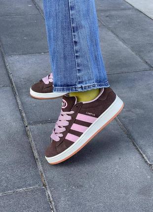 Adidas campus 00s dust cargo clear pink5 фото