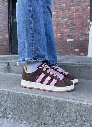 Adidas campus 00s dust cargo clear pink4 фото