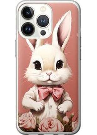 Чехол на iphone 13 pro зайчик из силикона fch_0005601