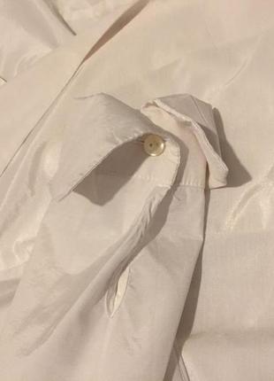 Красивая блуза на запах жемчужного цвета айвори5 фото