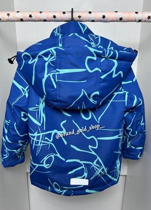 Зручна та тепла демісезонна термо куртка для хлопчика 92-1162 фото