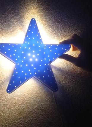 Светильник ночник лампа ikea икеа звезда звездочка свозда