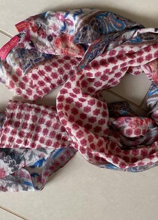 Шарф шерсть + шёлк, всесезонная вещь duca &deia