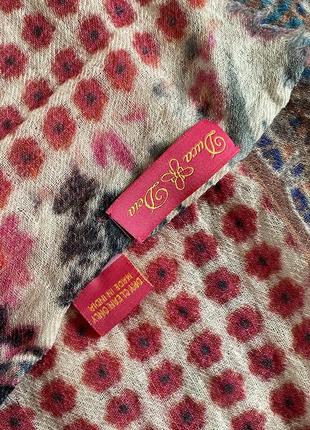 Шарф шерсть + шёлк, всесезонная вещь duca &deia