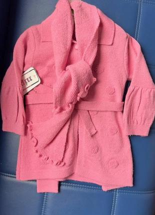 Комплект кофта, лосины, шарф (9-12м) (yola.baby.shop)