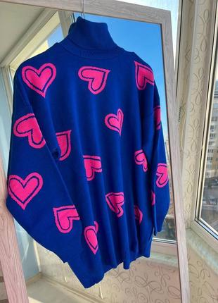 Яскраві стильні светри-туніки ❤️‍🔥❤️‍🔥 • виробництво туреччина🇹🇷, oversized4 фото